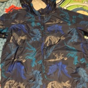 Baby Gap rain jacket with dinosaur design